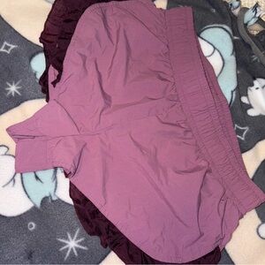 Free People Purple Athletic Shorts